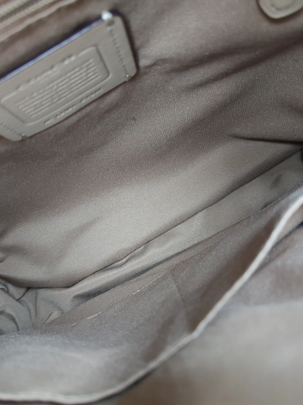 Coach Beige Signature Tiger Backpack